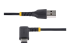 R2ACR-2M-USB-CABLE - StarTech.com 6ft (2m) USB A to C Charging Cable Right Angle, Heavy Duty Fast Charge USB-C Cable, USB 2.0 A to Type-C, Durable and Rugged Aramid Fiber, 3A, S20/iPad/Pixel - Framsidan