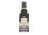 6ASPAT2MBK - StarTech.com 2m CAT6A Ethernet Cable, 10 Gigabit Shielded Snagless RJ45 100W PoE Patch Cord, CAT 6A 10GbE STP Network Cable w/Strain Relief, Black, UL Certified Wiring/TIA - Närbild