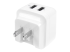 USB2PACWH - StarTech.com USB-väggladdare med två portar - Tillbaka