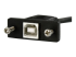 USBPNLBFBM3 - StarTech.com 3 ft Panel Mount USB Cable B to B - Närbild