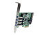 PEXUSB3S4V - StarTech.com PCI Express PCIe SuperSpeed USB 3.0-kontrollerkortadapter med 4 portar och UASP - Vänster vinkel