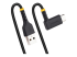 R2ACR-2M-USB-CABLE - StarTech.com 6ft (2m) USB A to C Charging Cable Right Angle, Heavy Duty Fast Charge USB-C Cable, USB 2.0 A to Type-C, Durable and Rugged Aramid Fiber, 3A, S20/iPad/Pixel - Vänster vinkel